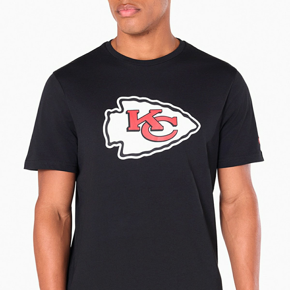 Kansas City Chiefs Team Logo Football NFL T-Shirt Black - Taass US