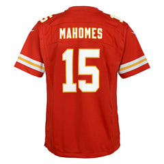 Patrick Mahomes #15 Kansas City Chiefs Nike Game Youth NFL Jersey (KIDS) - Taass on sale