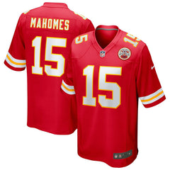 Patrick Mahomes #15 Kansas City Chiefs Nike Game Football NFL Jersey Red - Taass for sale