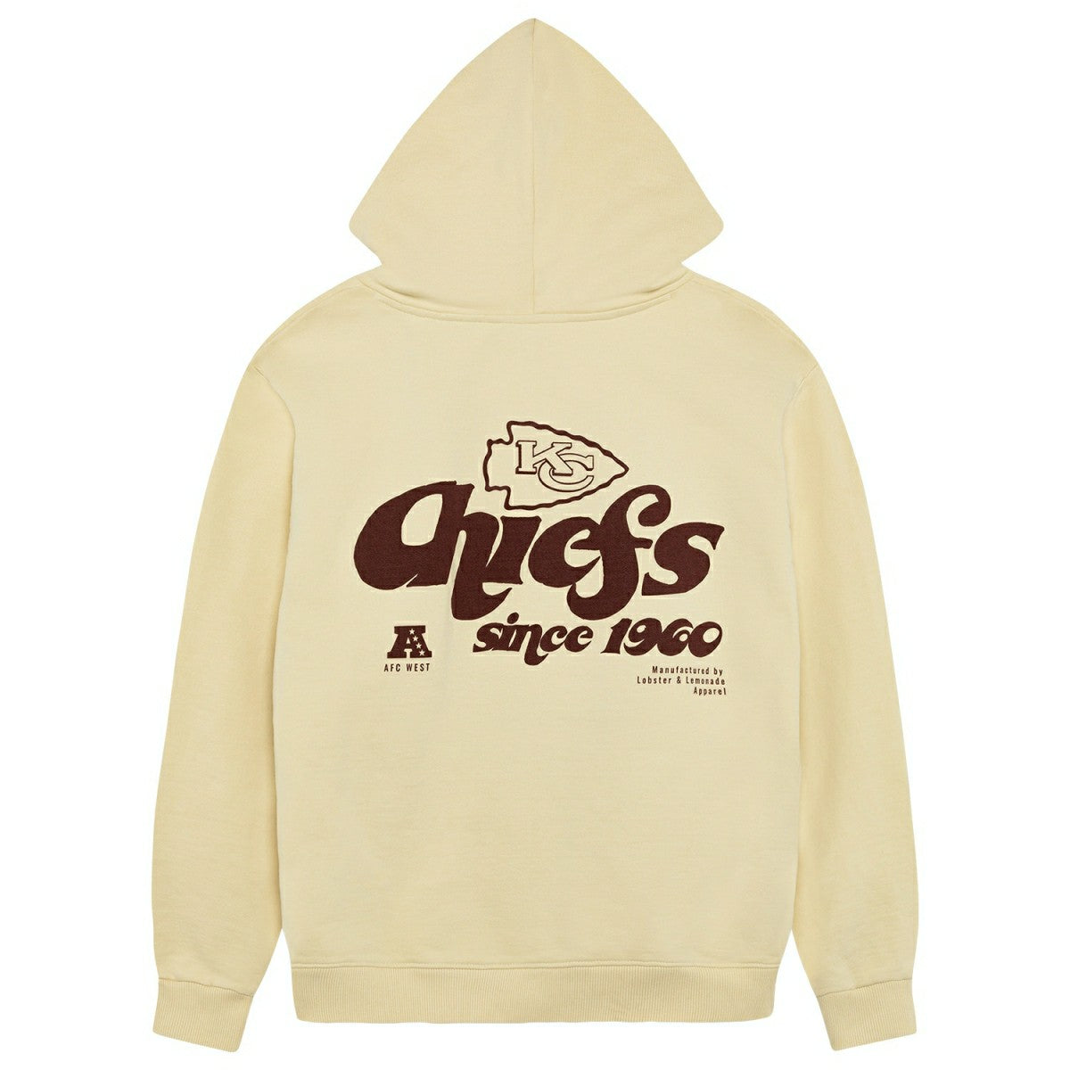 Kansas City Chiefs L&L '76 Classics NFL Hoodie Cream - Taass discount