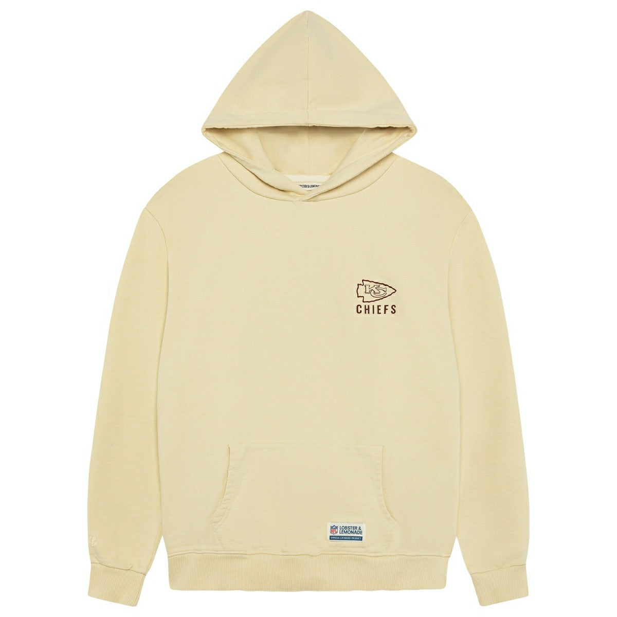 Kansas City Chiefs L&L '76 Classics NFL Hoodie Cream - Taass discount