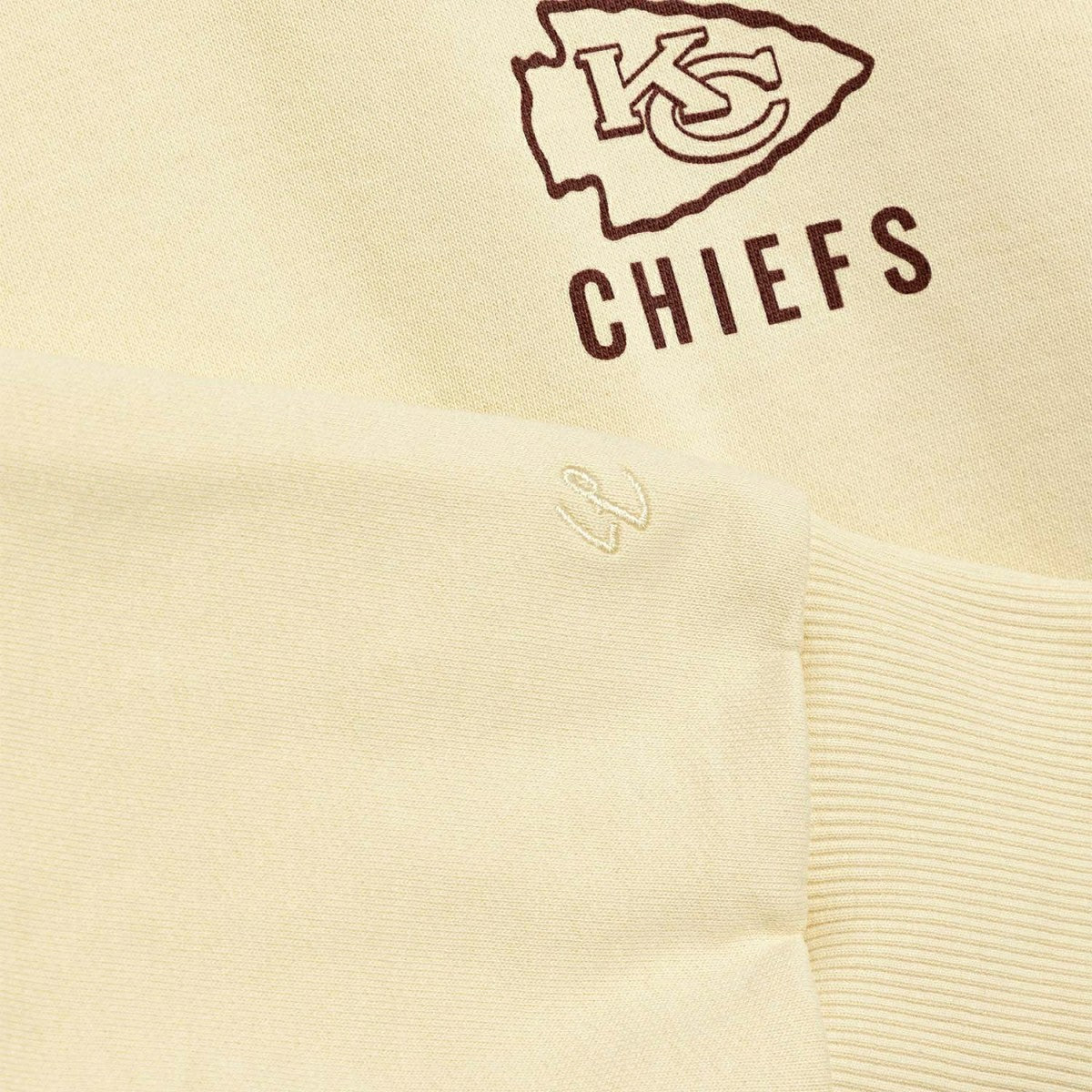 Kansas City Chiefs L&L '76 Classics NFL Hoodie Cream - Taass discount
