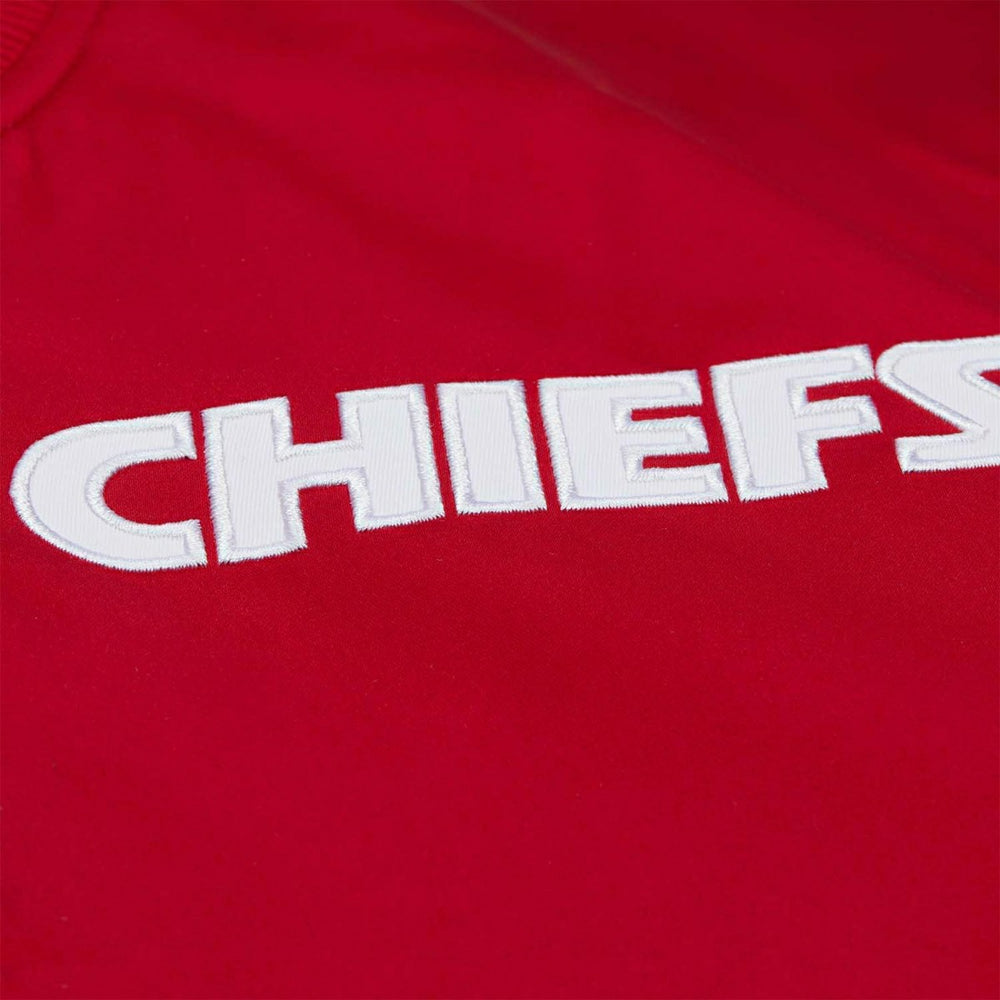 Kansas City Chiefs Throw it Back Heavyweight Satin NFL Jacket Red - Taass Online