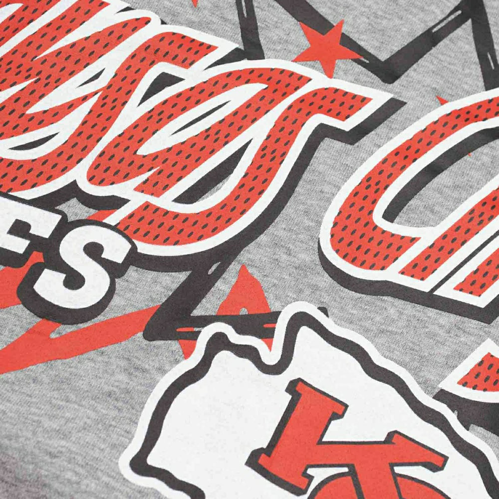 Kansas City Chiefs Sport Classics Oversized NFL Hoodie Gray - Taass outlet
