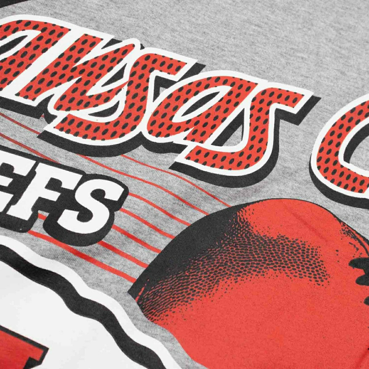 Kansas City Chiefs Sport Classics Oversized NFL T-Shirt Gray - Taass sale