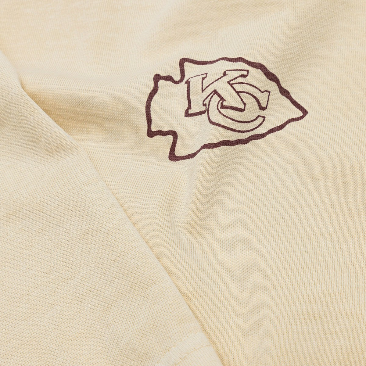 Kansas City Chiefs L&L '89 Classics NFL T-Shirt Cream - Taass Online