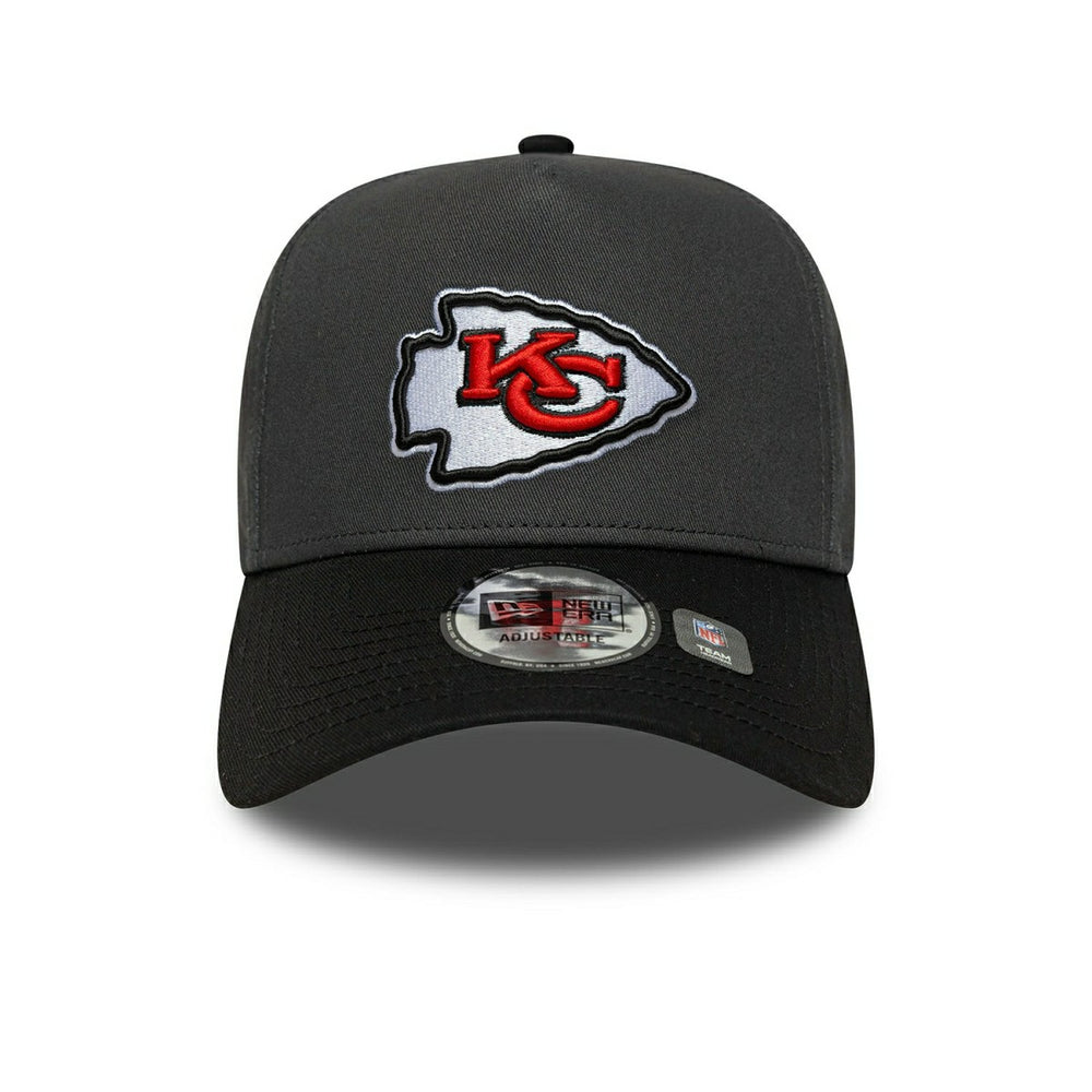Kansas City Chiefs E-Frame Trucker NFL Cap Dark Gray - Taass sale