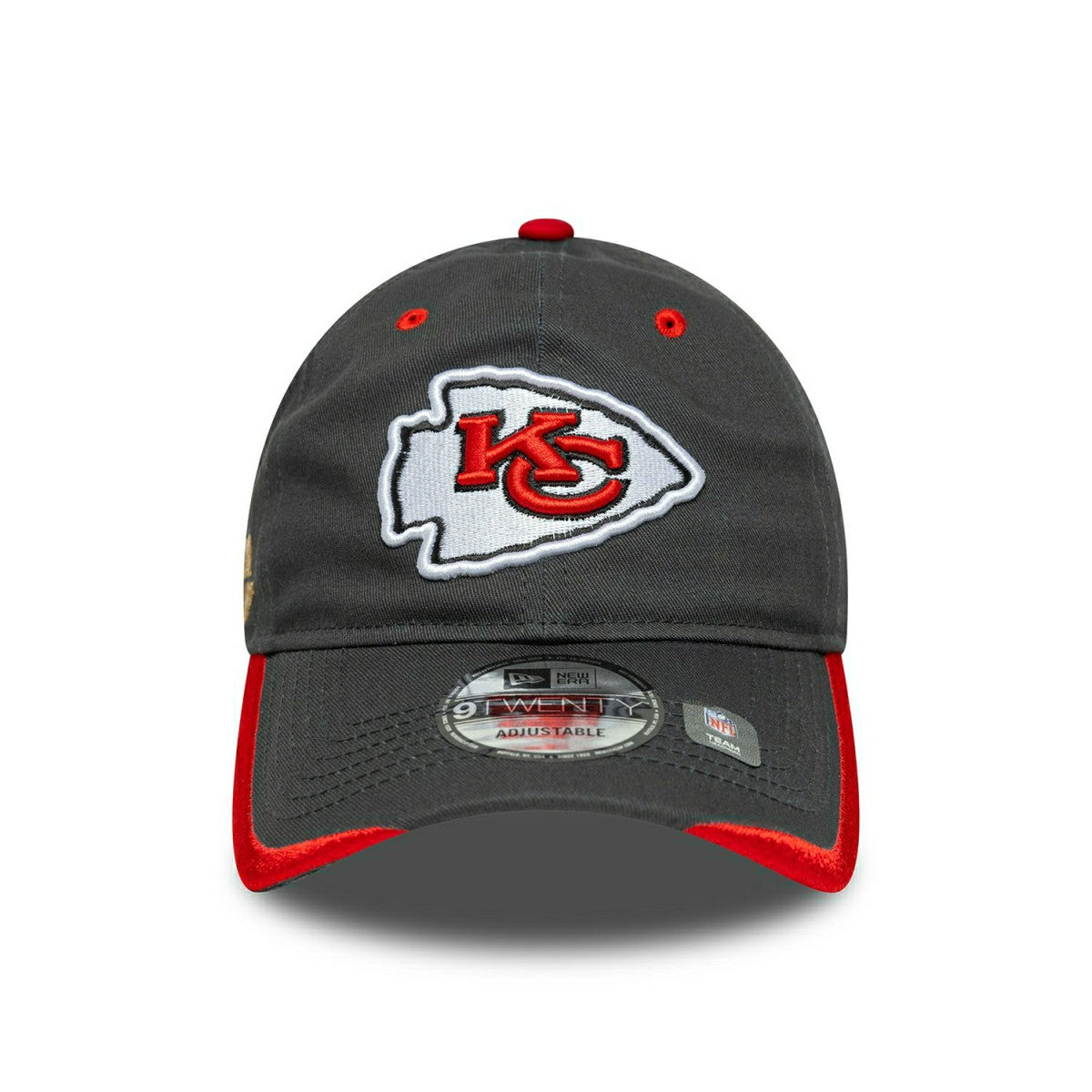Kansas City Chiefs Super Bowl IV 9TWENTY Adjustable Cap Dark Gray - Taass for sale