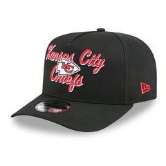 Kansas City Chiefs NFL Chainstitch 9FIFTY A-Frame Snapback Cap Black - Taass outlet