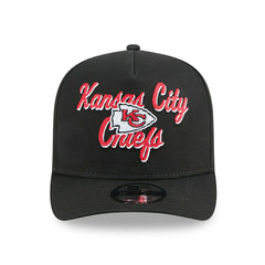 Kansas City Chiefs NFL Chainstitch 9FIFTY A-Frame Snapback Cap Black - Taass outlet