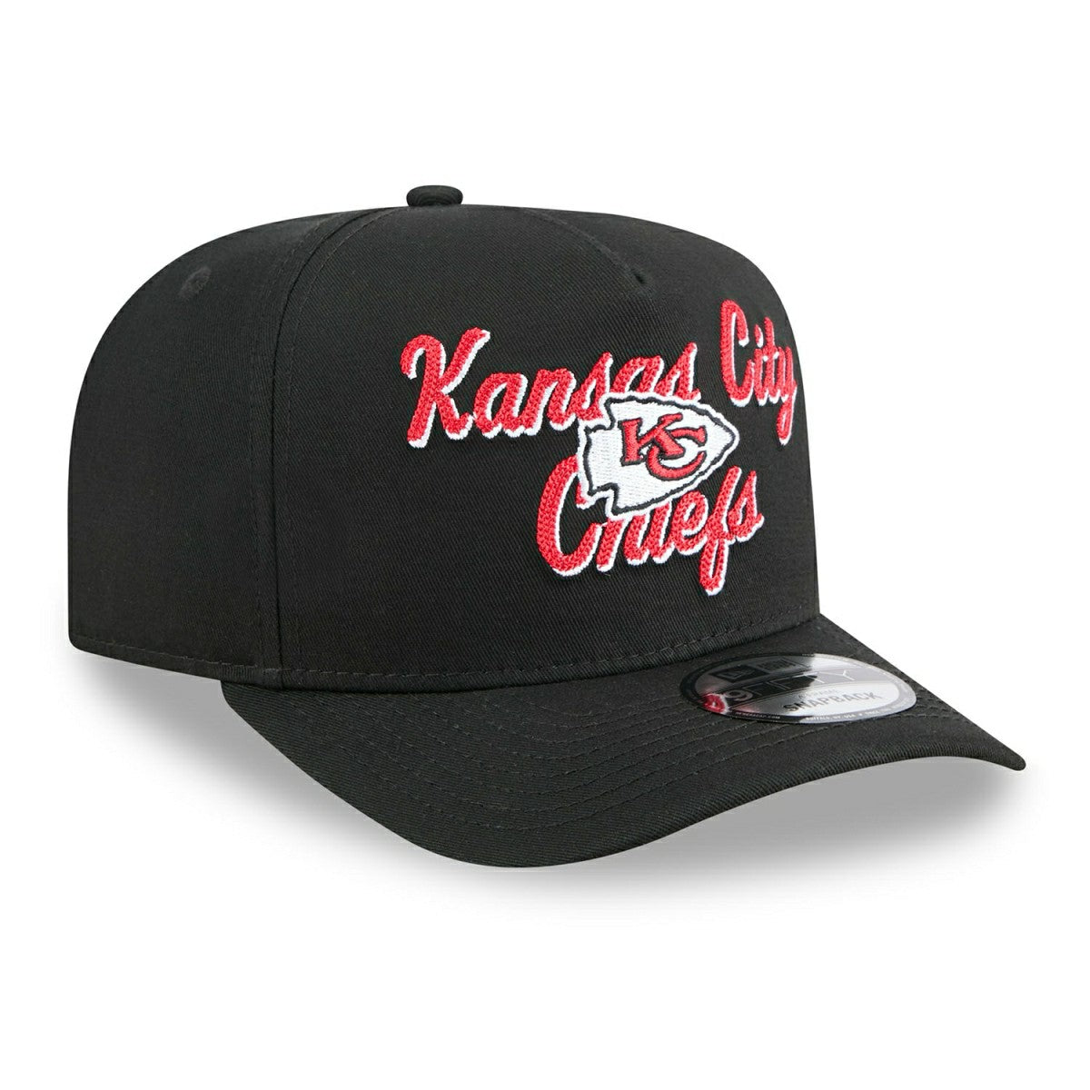Kansas City Chiefs NFL Chainstitch 9FIFTY A-Frame Snapback Cap Black - Taass outlet
