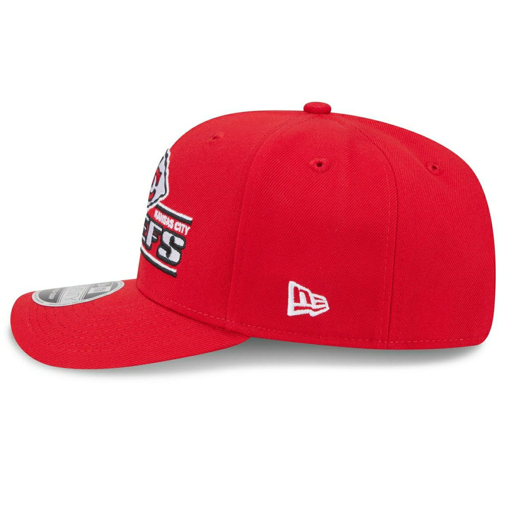 Kansas City Chiefs NFL Stated 9SEVENTY Stretch-Snap Cap Red - Taass US