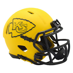 Kansas City Chiefs Rave Alternate NFL Speed Mini Helmet Yellow - Taass on sale