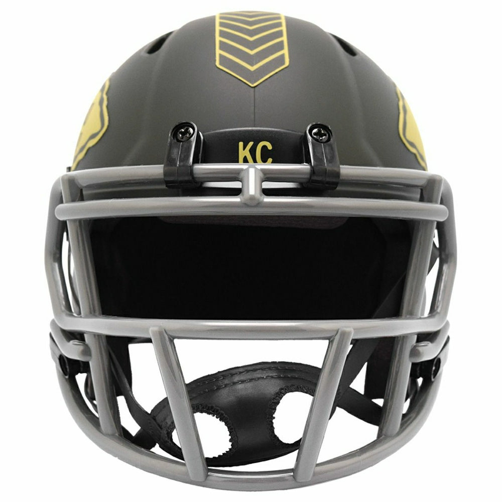 Kansas City Chiefs 2025 Salute to Service NFL Speed Mini Helmet - Taass for sale