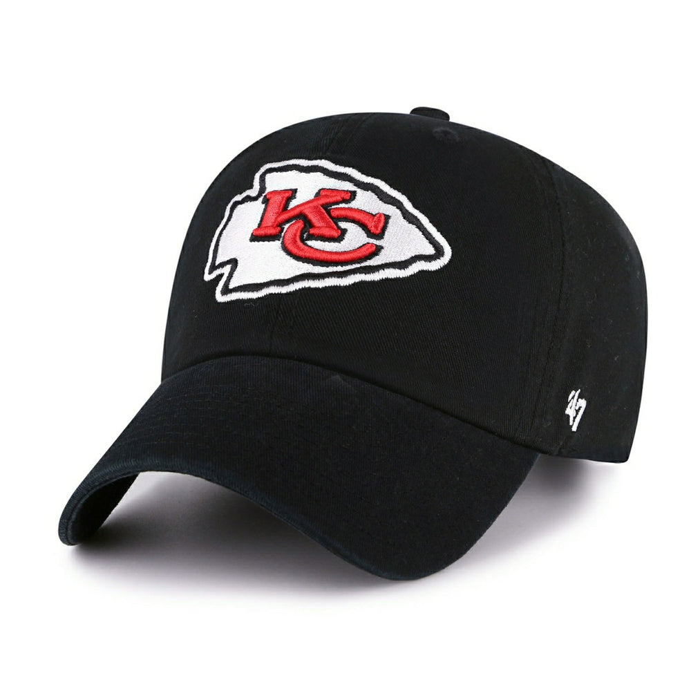 Kansas City Chiefs '47 Clean Up Adjustable NHL Cap Black - Taass on sale