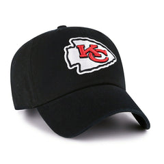 Kansas City Chiefs '47 Clean Up Adjustable NHL Cap Black - Taass on sale