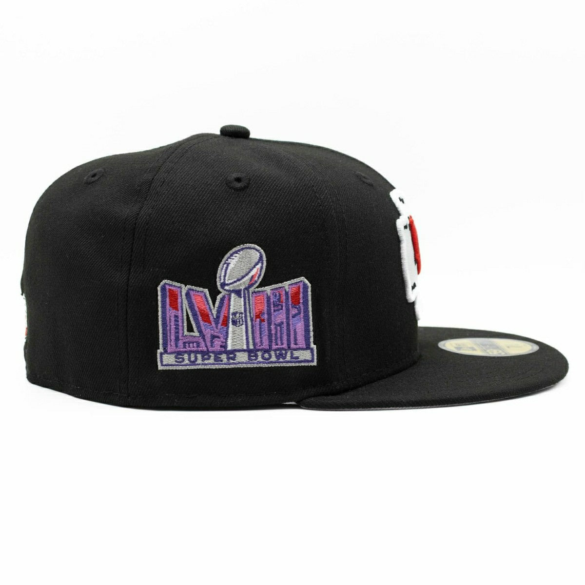 Kansas City Chiefs Super Bowl LVIII 59FIFTY Fitted NFL Cap Black - Taass US