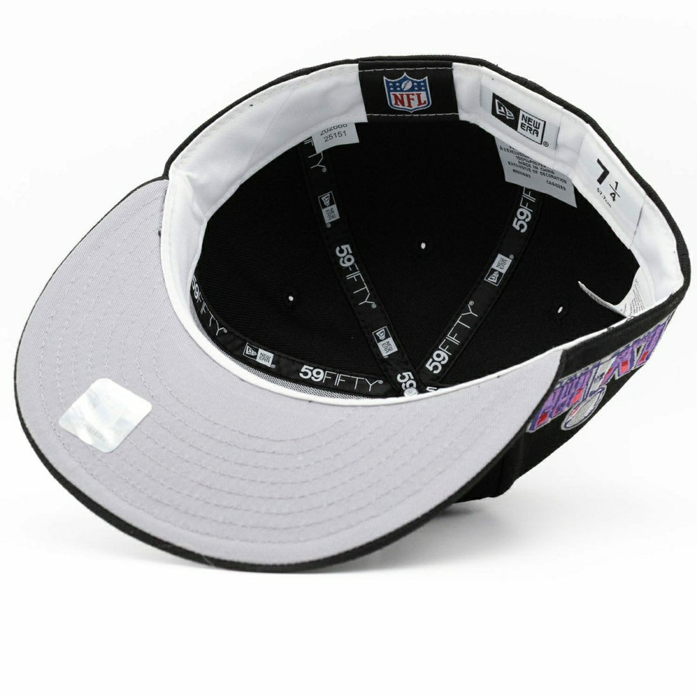 Kansas City Chiefs Super Bowl LVIII 59FIFTY Fitted NFL Cap Black - Taass US