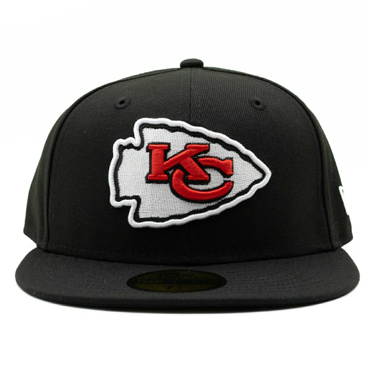 Kansas City Chiefs Team Logo New Era 59FIFTY Fitted NFL Cap - Taass on sale
