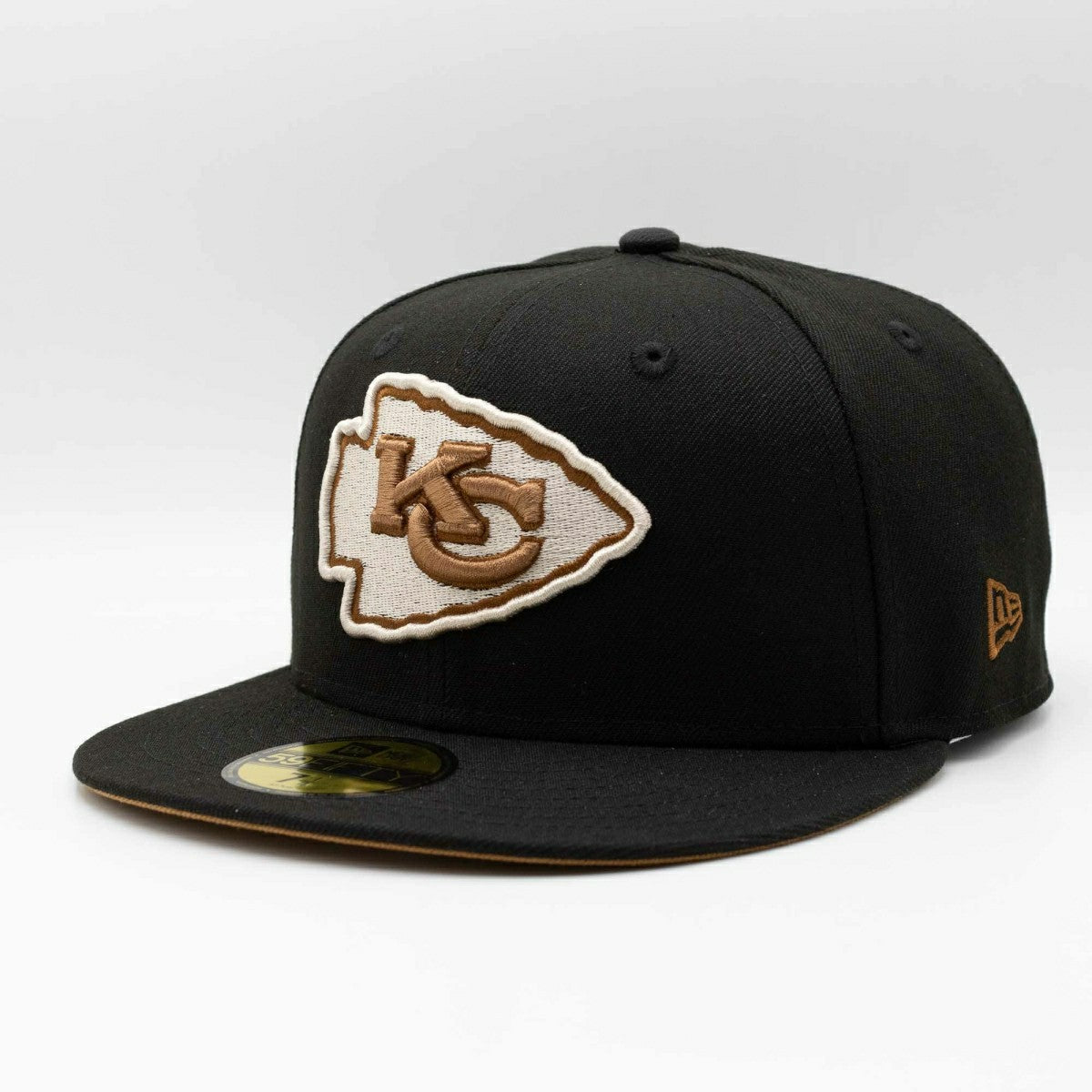 Kansas City Chiefs 50th Anniversary New Era 59FIFTY Fitted NFL Cap Black - Taass for sale