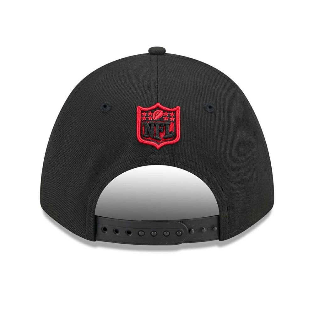 Kansas City Chiefs NFL Team Logo New Era 9FORTY M-Crown Snapback Cap Black - Taass on sale