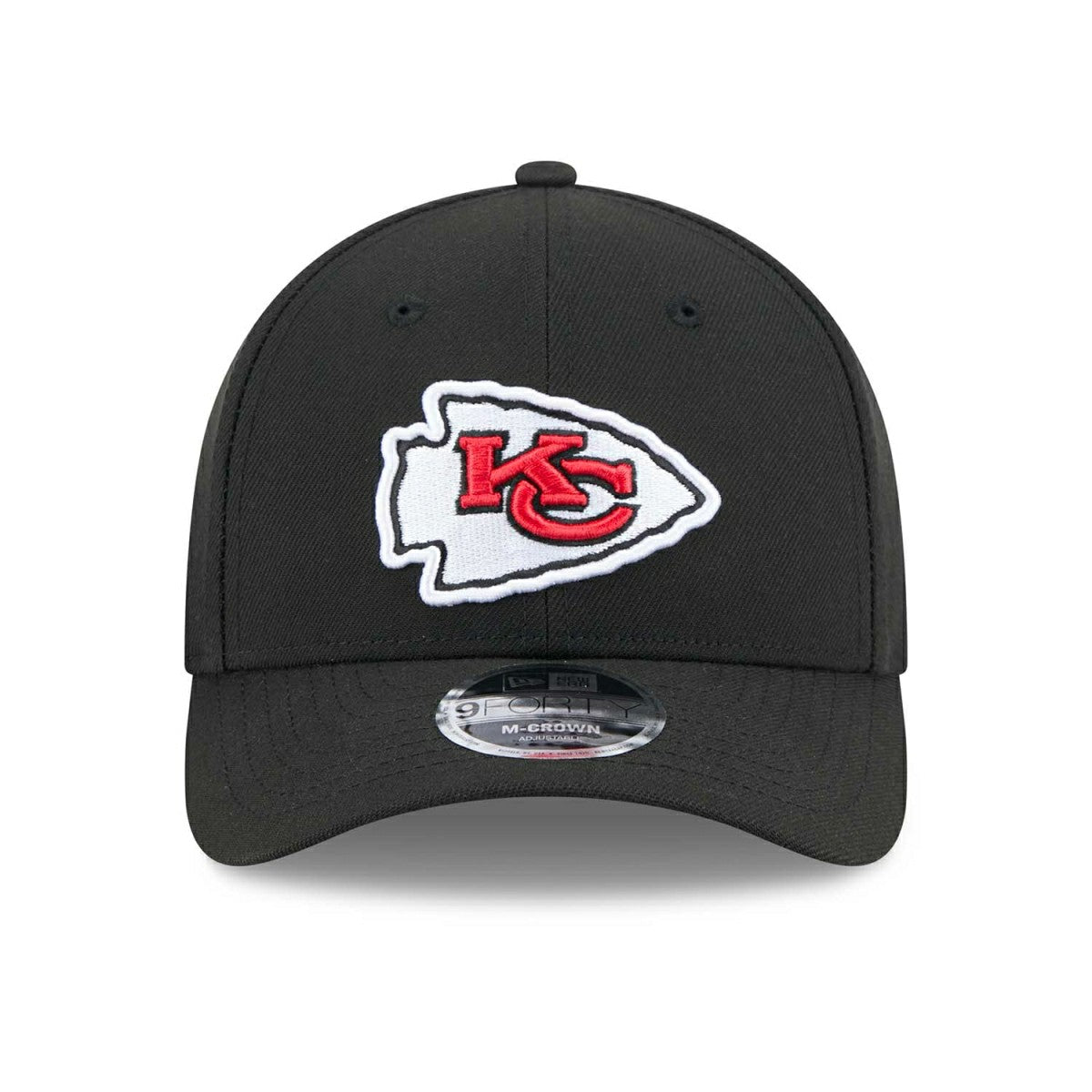 Kansas City Chiefs NFL Team Logo New Era 9FORTY M-Crown Snapback Cap Black - Taass on sale
