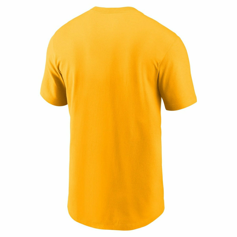 Kansas City Chiefs Nike Essential Wordmark NFL T-Shirt Yellow - Taass sale