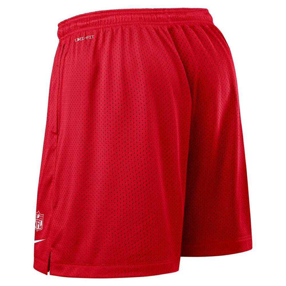 Kansas City Chiefs 2025 NFL Sideline Reversible Mesh Nike Dri-FIT Shorts Red - Taass Online