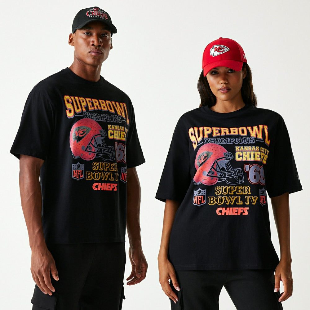 Kansas City Chiefs 1969 Super Bowl Champs Oversized NFL T-Shirt W - Taass on sale