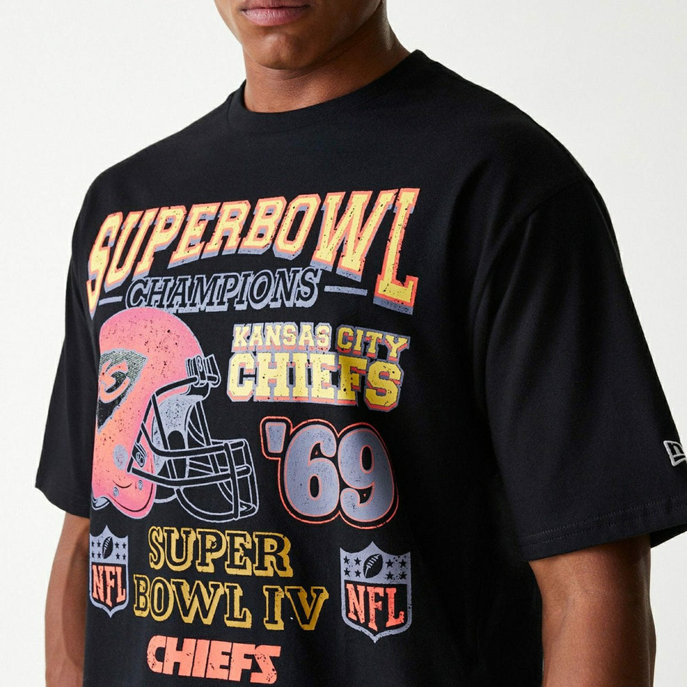 Kansas City Chiefs 1969 Super Bowl Champs Oversized NFL T-Shirt W - Taass on sale