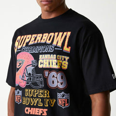 Kansas City Chiefs 1969 Super Bowl Champs Oversized NFL T-Shirt W - Taass on sale