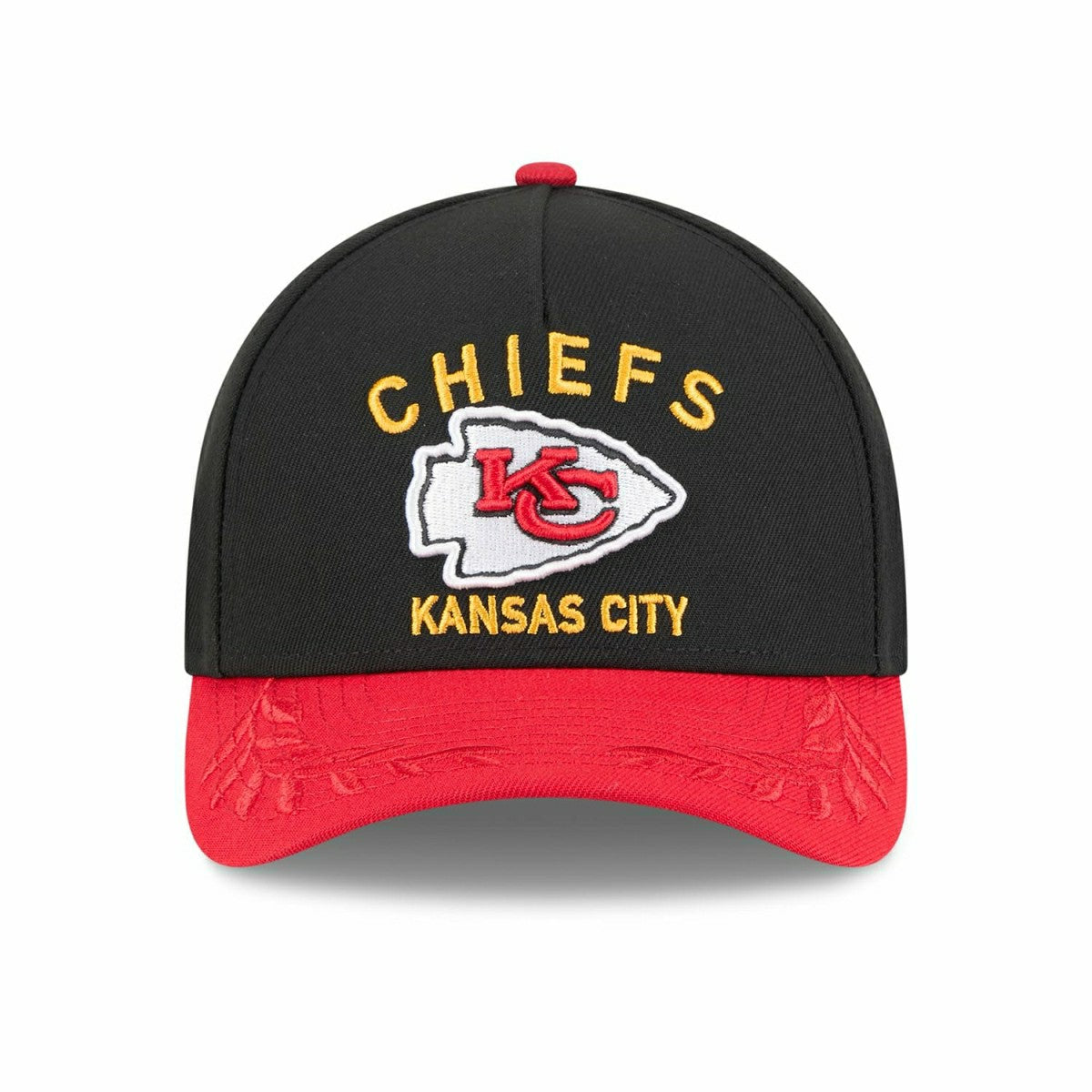 Kansas City Chiefs 2025 NFL Draft 9FORTY M-Crown A-Frame Snapback Cap Black - Taass sale