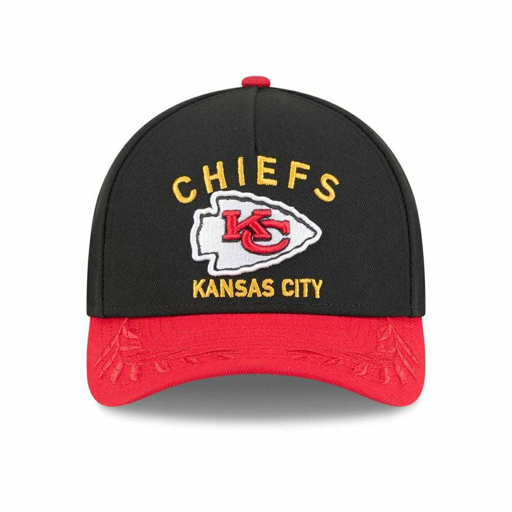 Kansas City Chiefs 2025 NFL Draft 9FORTY M-Crown A-Frame Snapback Cap Black - Taass sale