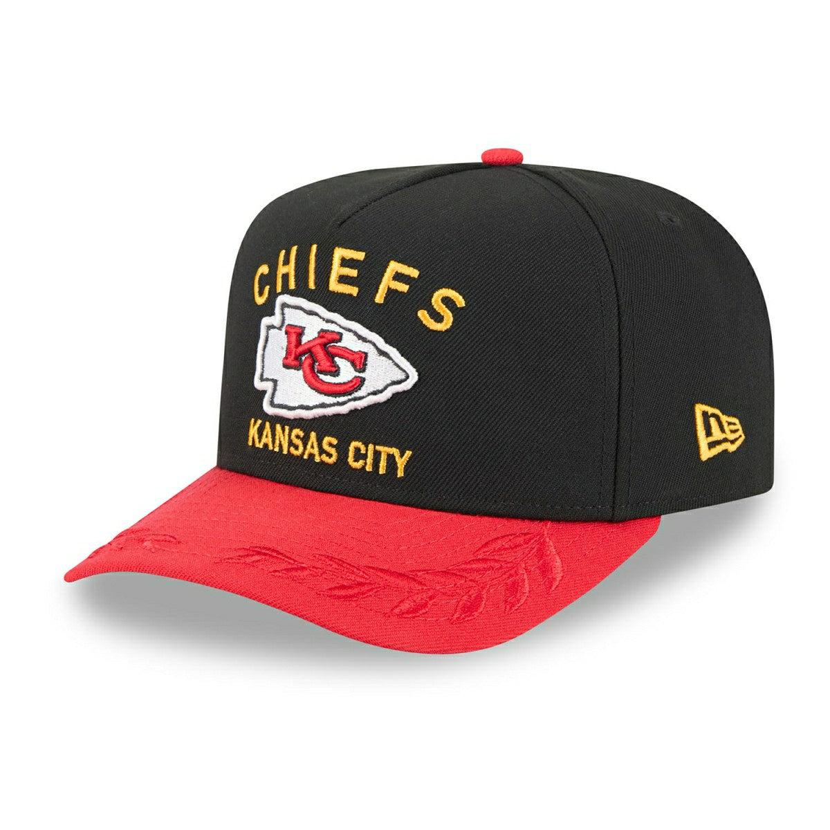Kansas City Chiefs 2025 NFL Draft New Era 9FIFTY A-Frame Snapback Cap Black - Taass Online