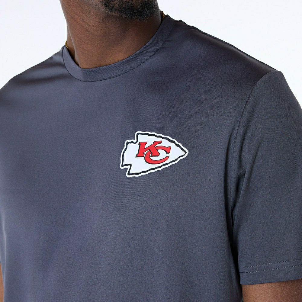 Kansas City Chiefs New Era Performance T-Shirt Dark Gray - Taass US