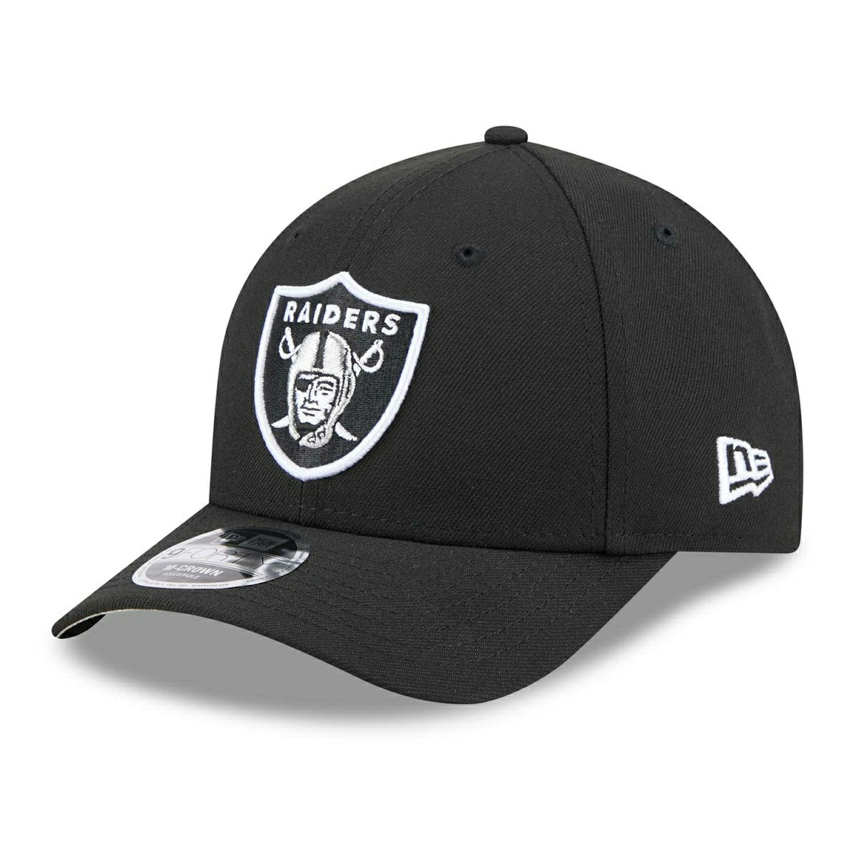Las Vegas Raiders NFL Team Logo New Era 9FORTY M-Crown Snapback Cap Black - Taass sale