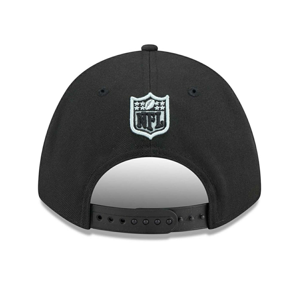 Las Vegas Raiders NFL Team Logo New Era 9FORTY M-Crown Snapback Cap Black - Taass sale