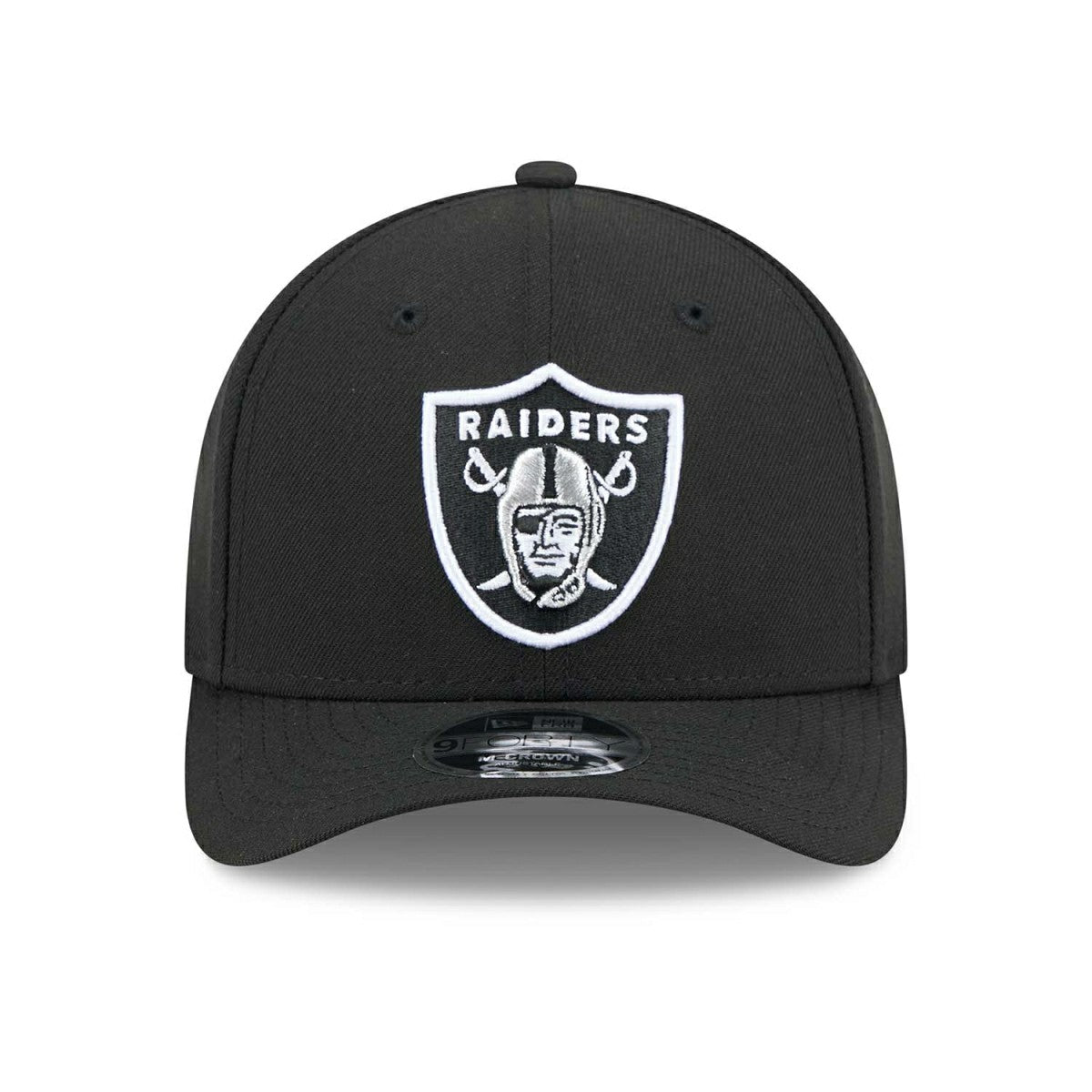 Las Vegas Raiders NFL Team Logo New Era 9FORTY M-Crown Snapback Cap Black - Taass sale