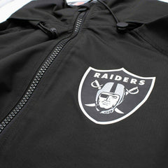Las Vegas Raiders NFL Quarter Zip Windbreaker Jacket Black - Taass for sale