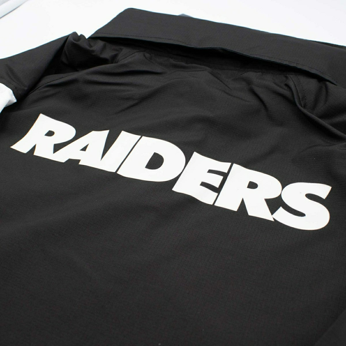 Las Vegas Raiders NFL Quarter Zip Windbreaker Jacket Black - Taass for sale
