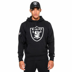 Las Vegas Raiders Logo Hoodie New Era NFL Sweatshirt Schwarz - Taass outlet