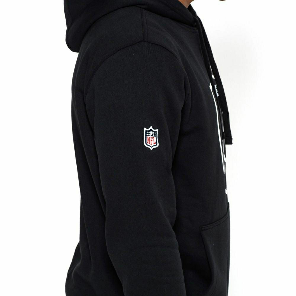 Las Vegas Raiders Logo Hoodie New Era NFL Sweatshirt Schwarz - Taass outlet