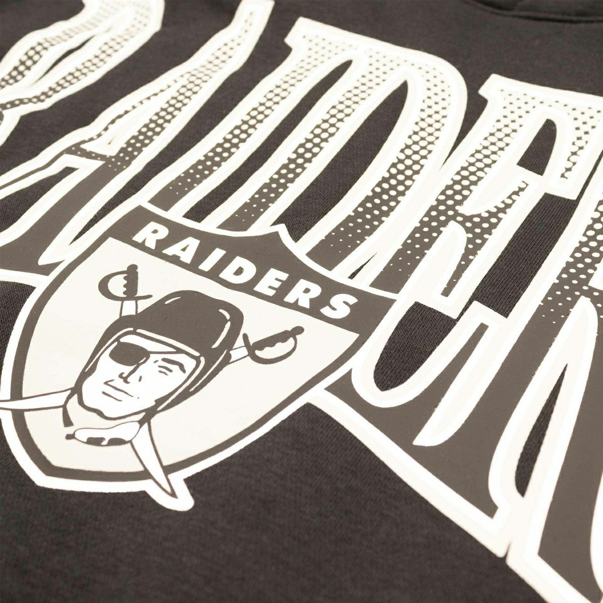 Las Vegas Raiders Throwback Full Blitz Club NFL Hoodie Black - Taass on sale