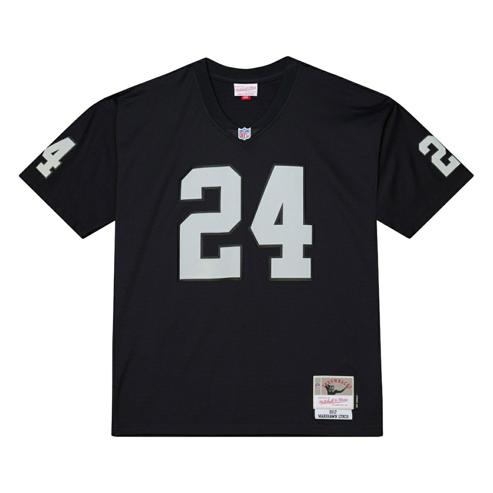 Marshawn Lynch #24 Oakland Raiders 2017 Legacy Throwback NFL Jersey Black - Taass US