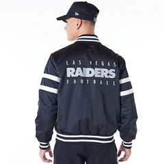 Las Vegas Raiders NFL Sport Classics Satin Jacket Black - Taass on sale