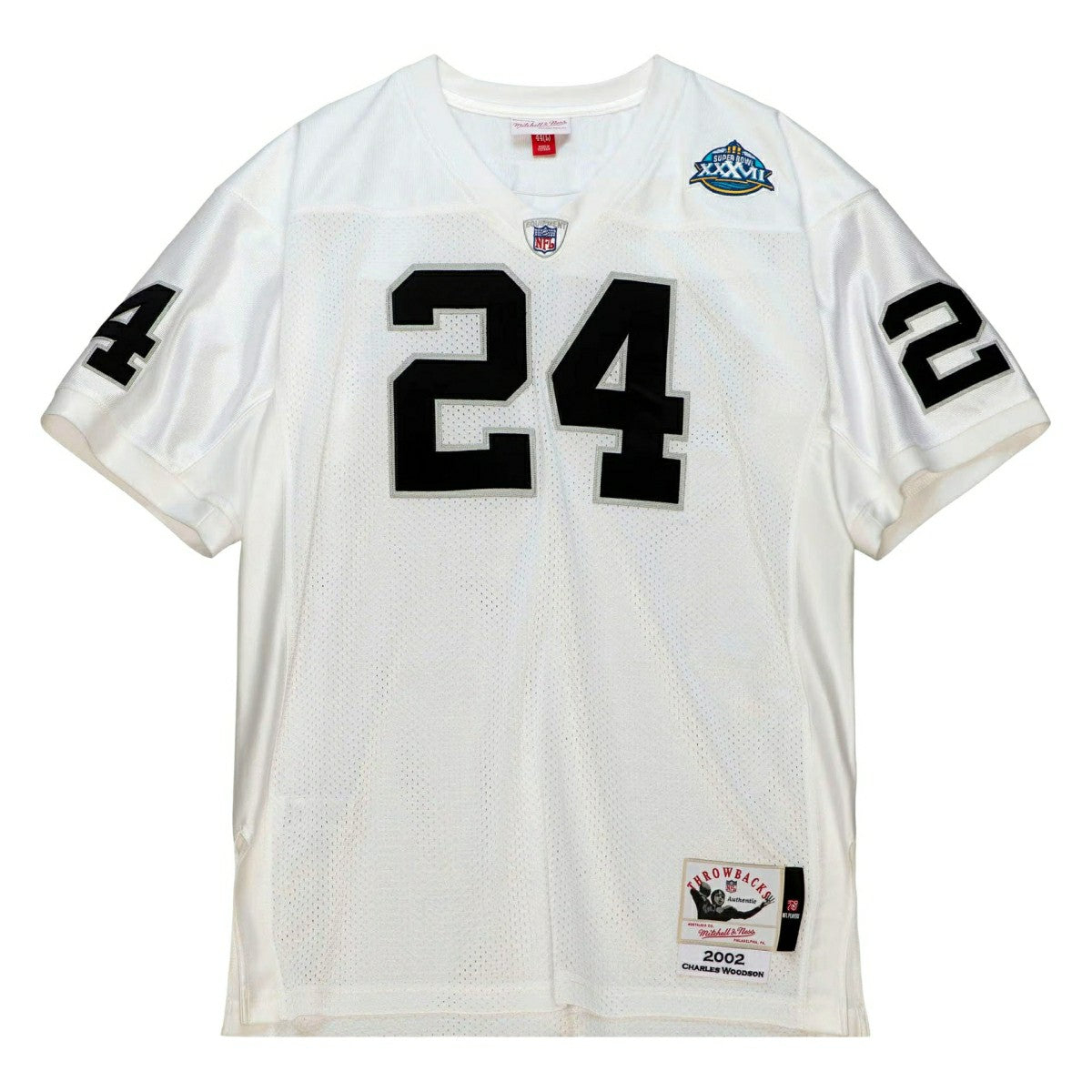 Charles Woodson #24 Oakland Raiders 2002 Mitchell & Ness Authentic NFL Jersey White - Taass Online