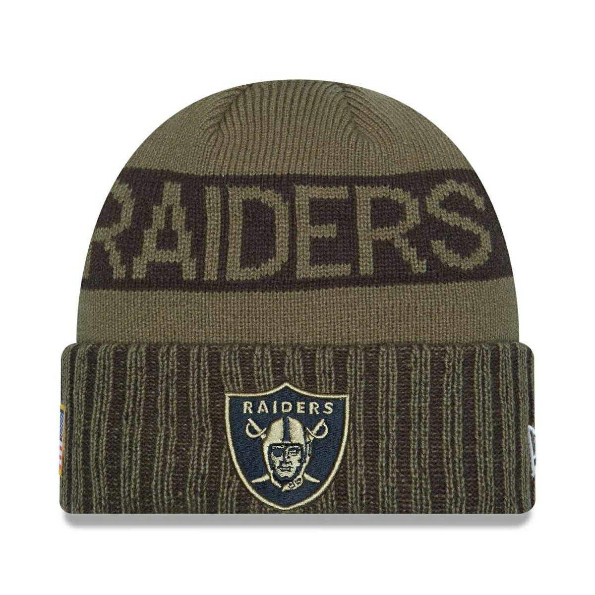 Las Vegas Raiders 2025 NFL Salute to Service New Era Sport Knit - Taass on sale