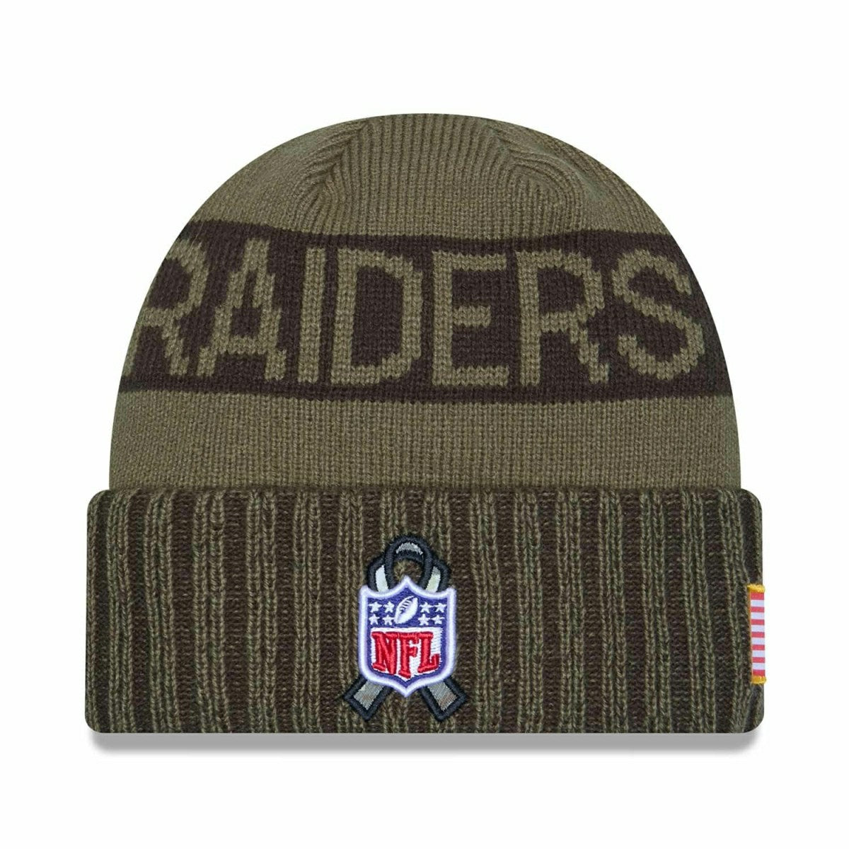 Las Vegas Raiders 2025 NFL Salute to Service New Era Sport Knit - Taass on sale