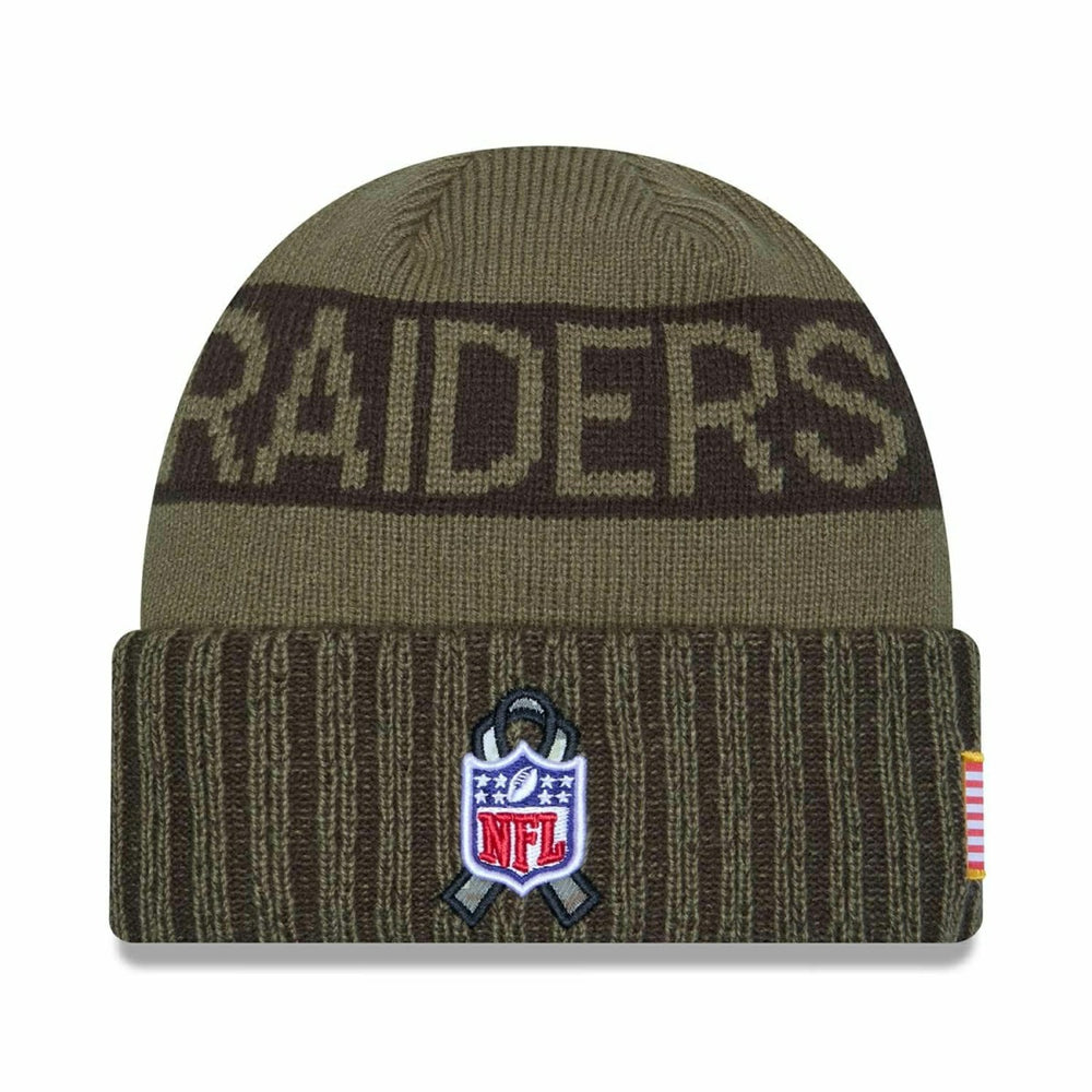 Las Vegas Raiders 2025 NFL Salute to Service New Era Sport Knit - Taass on sale