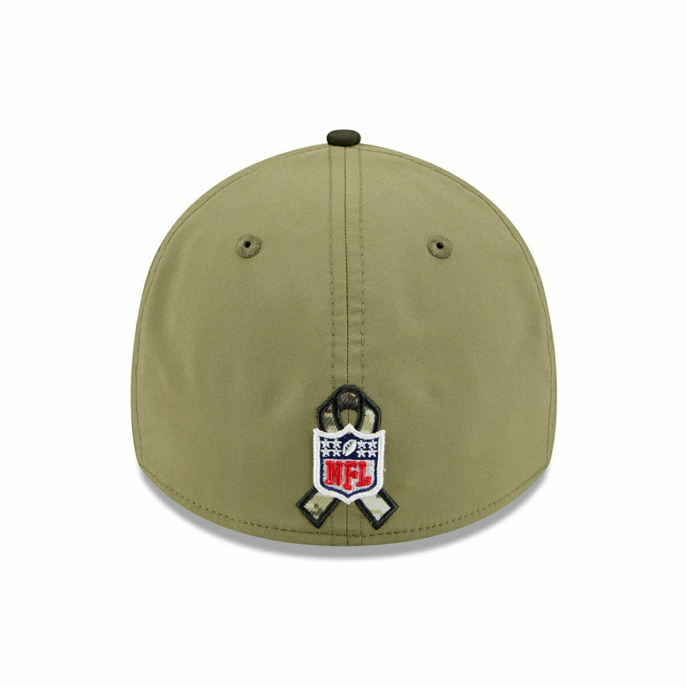 Las Vegas Raiders 2025 NFL Salute to Service 39THIRTY Flex Cap Olive - Taass sale
